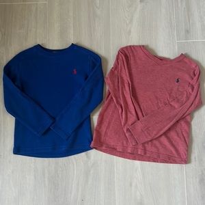 Two Ralph Lauren Long Sleeve Tees